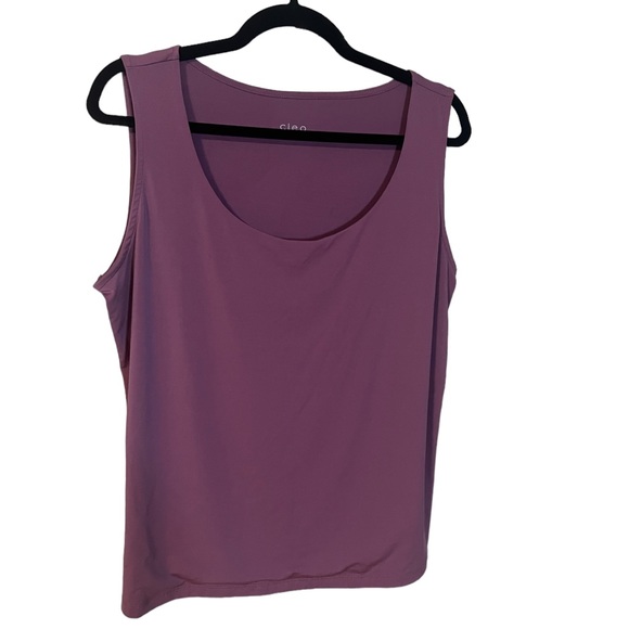 cleo Tops - A Cleo purple tank top in size extra large